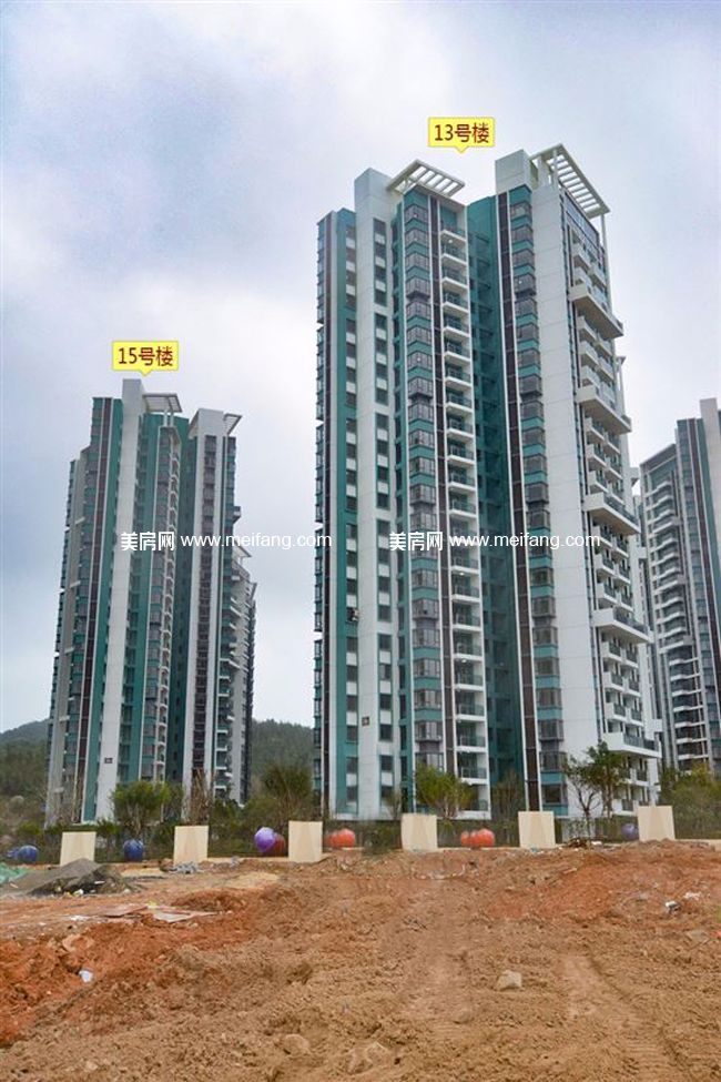 11月:文昌鲁能山海天海石滩2号组团最新工程进